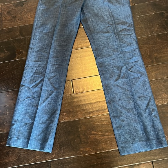 Le Suit polyester blue trousers 6 - Picture 2 of 10